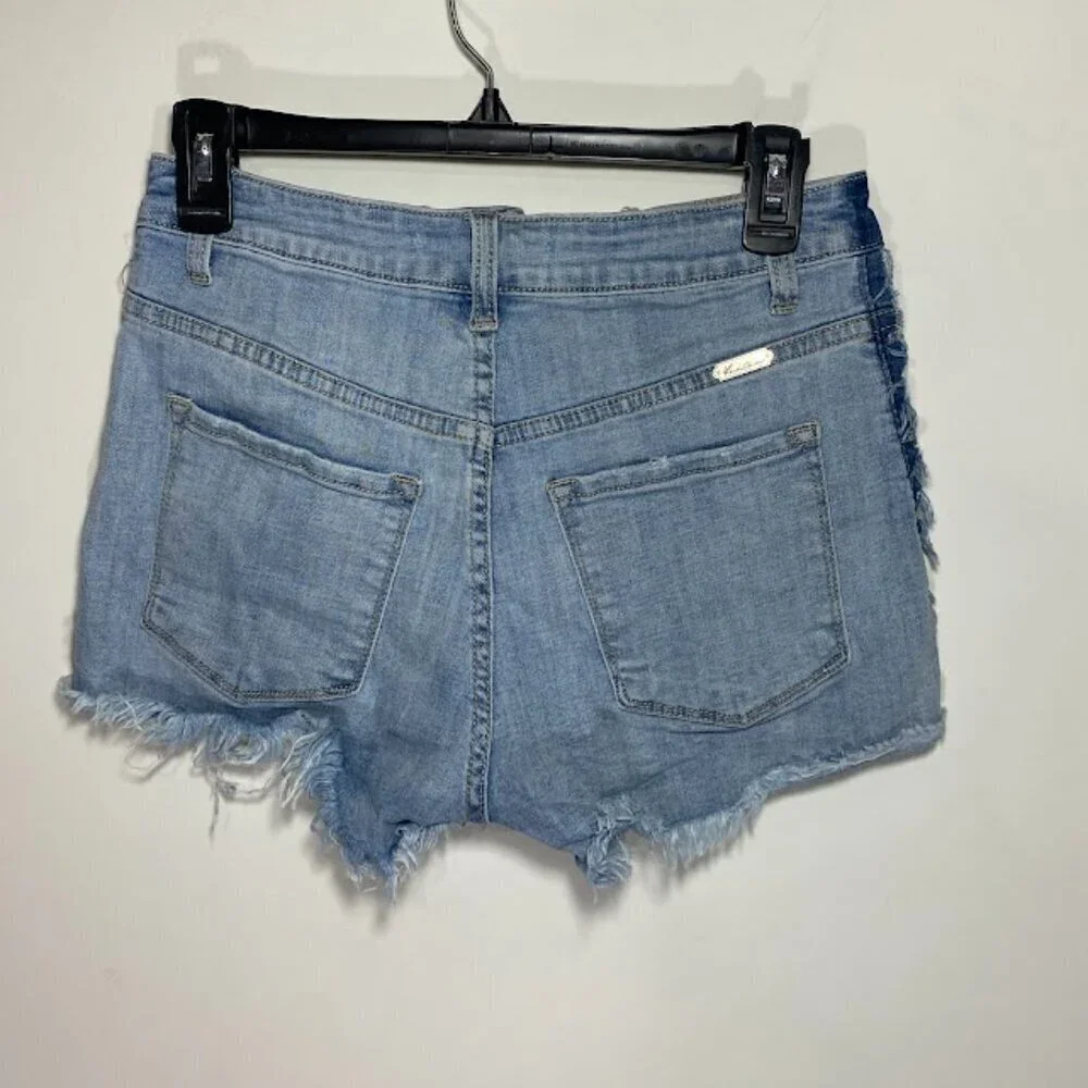 KanCan Denim Distressed Shorts